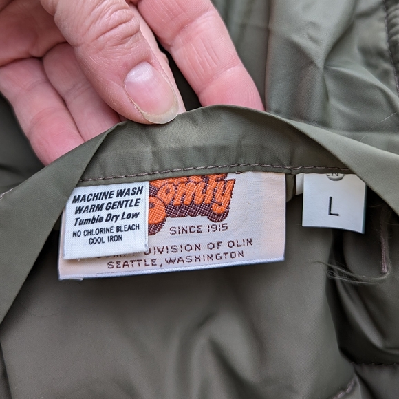 VINTAGE DOWN PUFFER VEST 1970's comfy - Picture 10 of 11